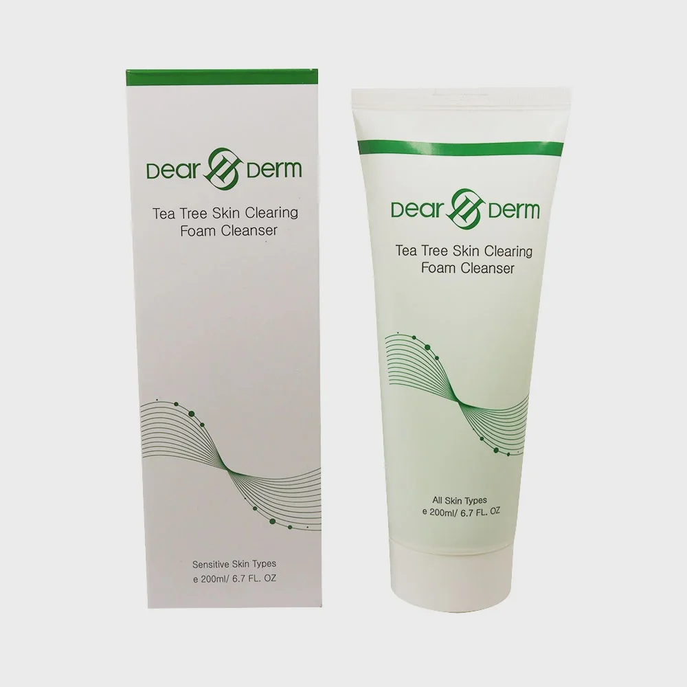 Dearderm Tea Tree Skin Clearing Foam Cleanser 6.7oz/190g