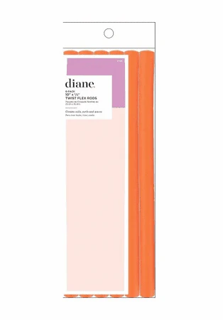 Diane 10" Twist-Flex Rods 5/8" Orange 6 Pack DT30 - Image 2