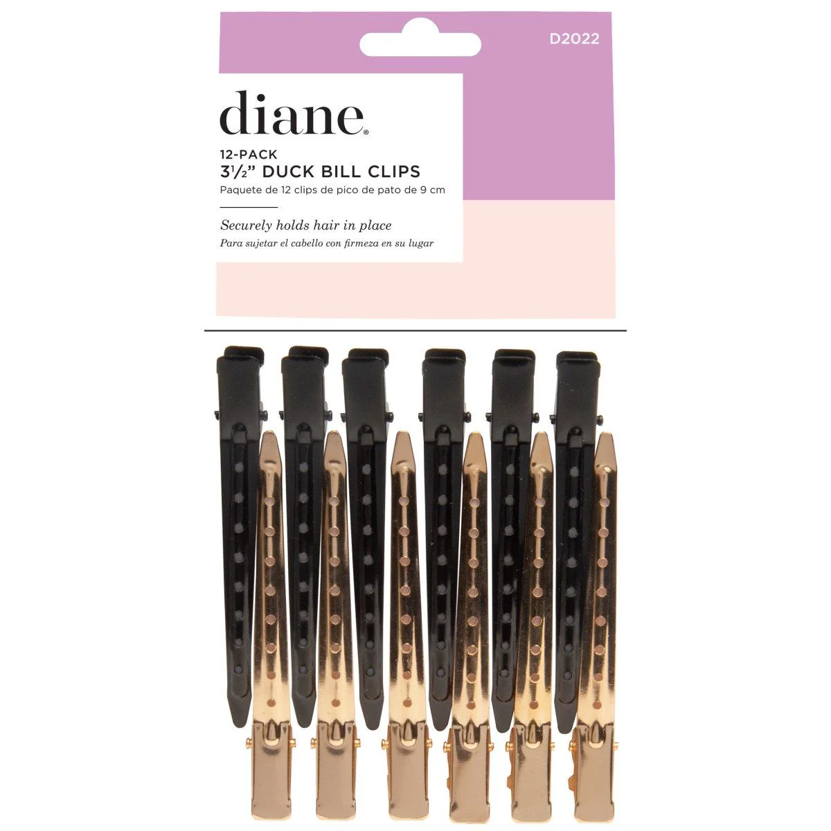Diane Duck Bill Clips  3.5" 12 Pack #D2022