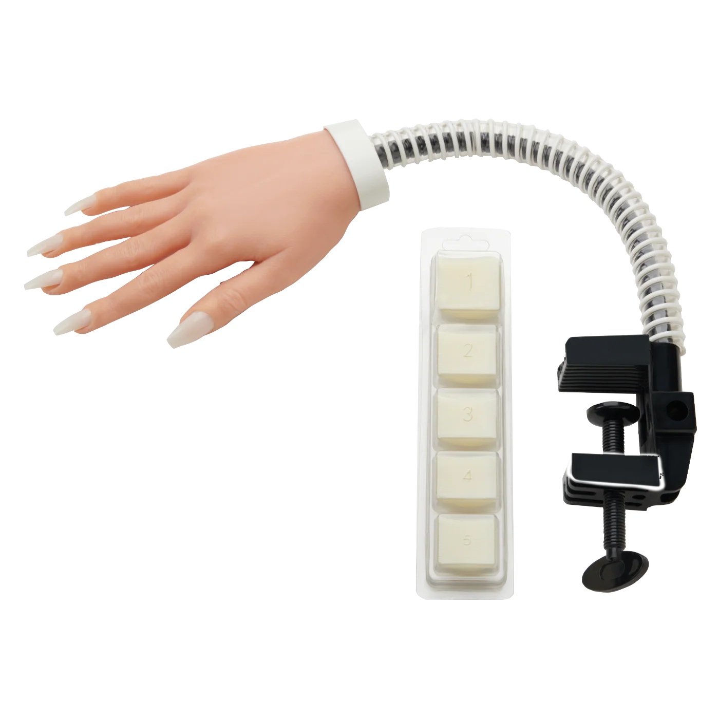 DL Pro Deluxe Flexible Practice Hand with 100 Nail Tips #DL-C581 - Image 2