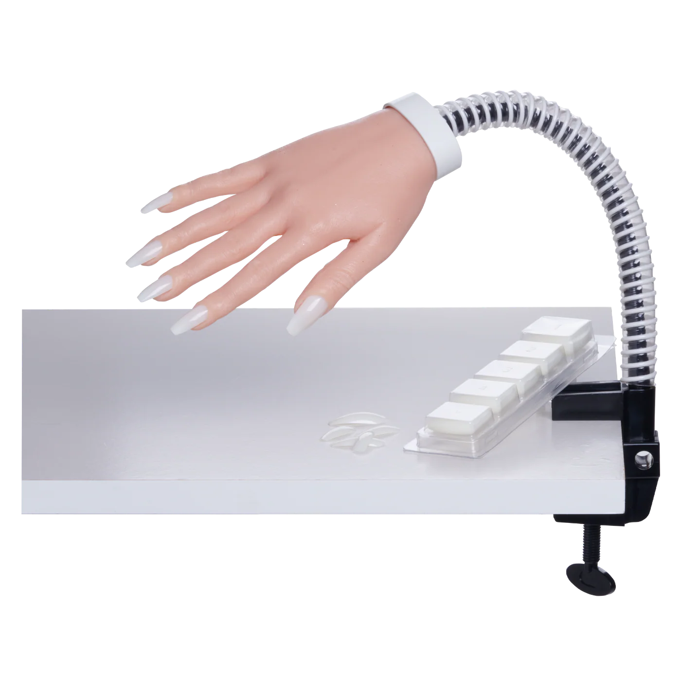 DL Pro Deluxe Flexible Practice Hand with 100 Nail Tips #DL-C581 - Image 4