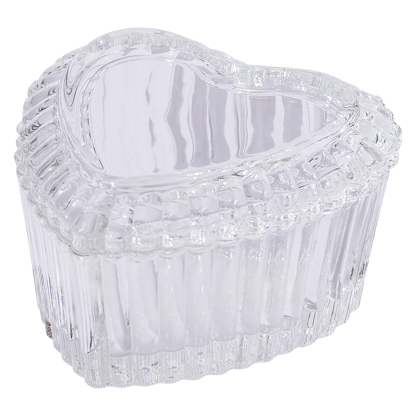 DL Pro Heart-shaped Glass Jar with Lid #DL-C442