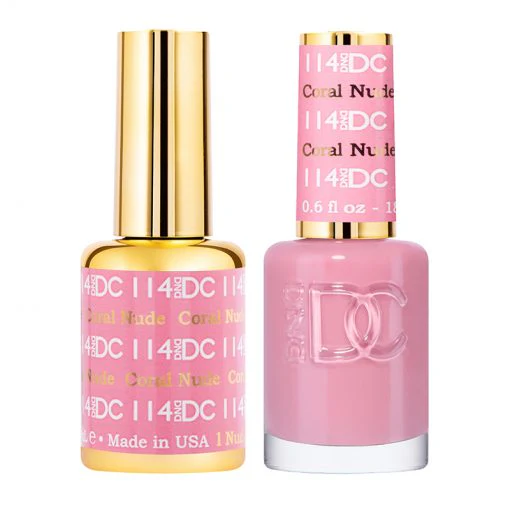 DND DC Gel Polish Duo  Coral Nude #114