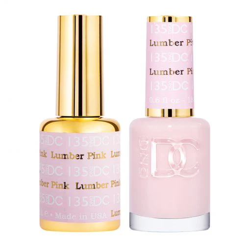 DND DC Duo Gel & Lacquer Lumber Pink #135