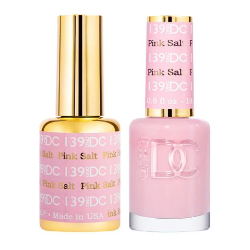 DND DC Duo Gel & Lacquer Pink Salt #139