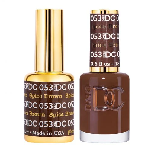 DND DC Gel Polish Duo  Spiced Brown #053