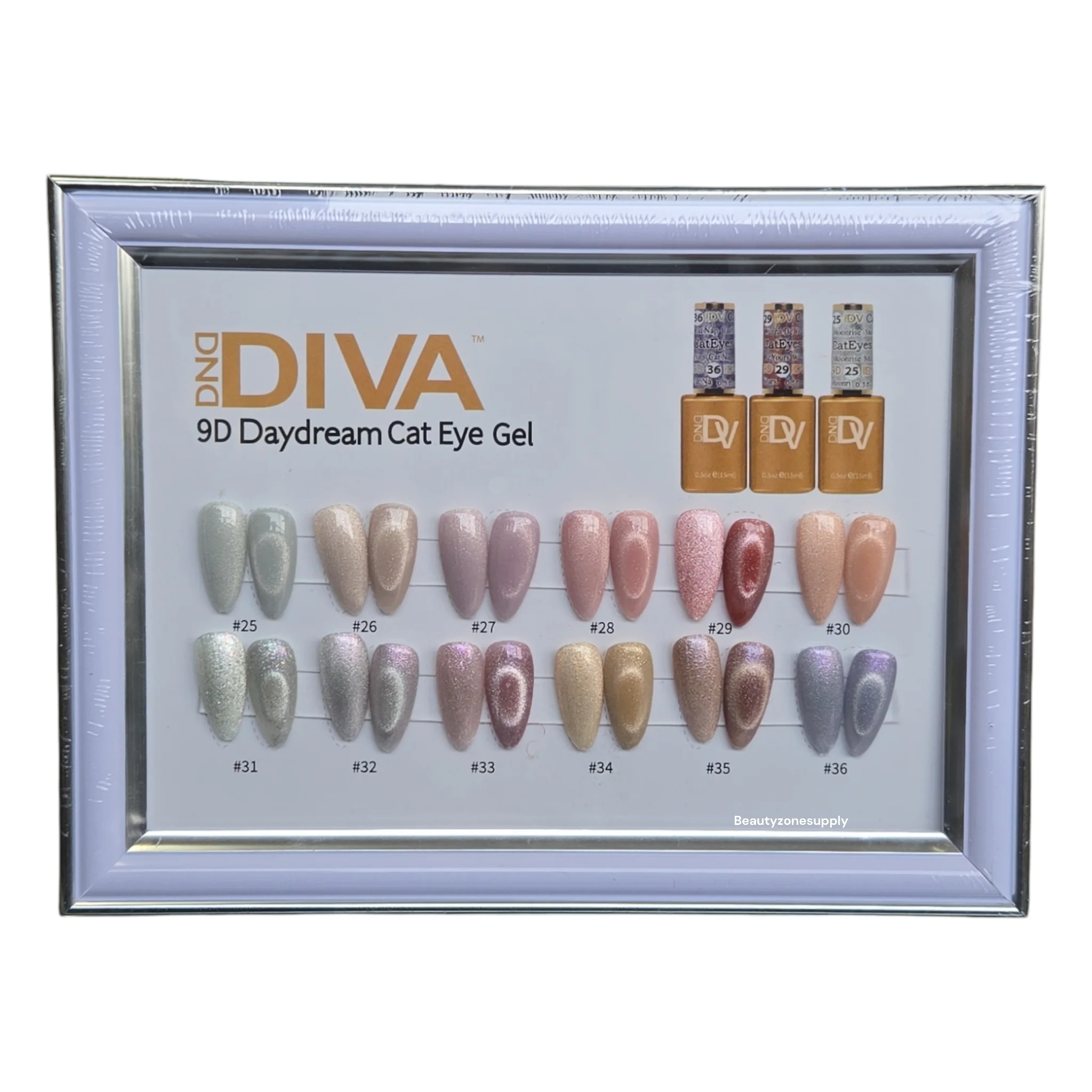 DND Diva 9D Daydream Cat Eye Gel #32 Catty Ever After - Image 2