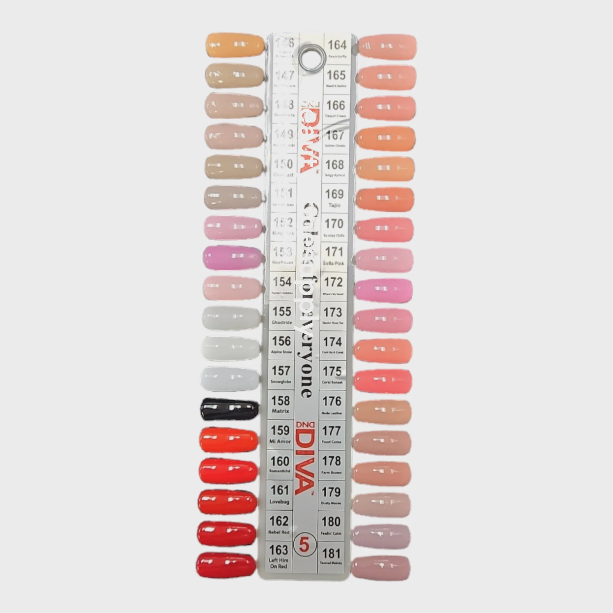 DND Diva Duo Gel & Lacquer 174 Cool As A Coral - Image 2