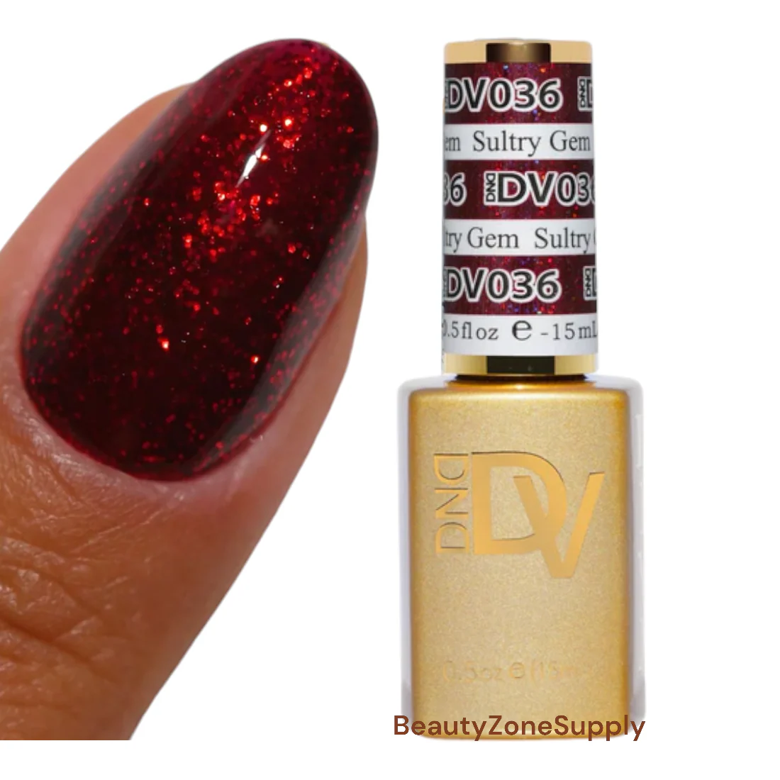 DND Diva Gel Polish 0.5 oz 036 Sultry Gem