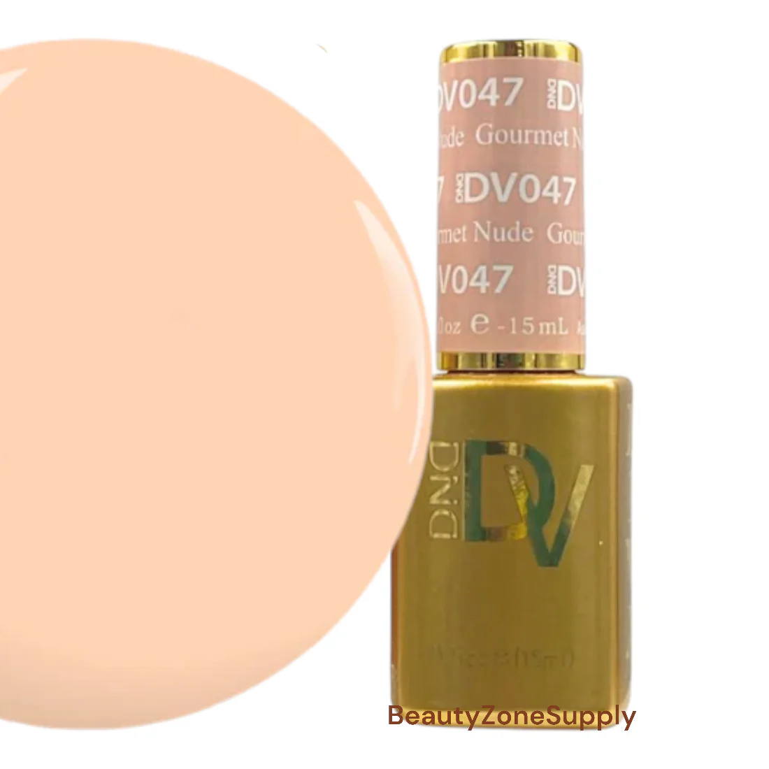 DND Diva Gel Polish 0.5 oz 047 Gourmet Nude