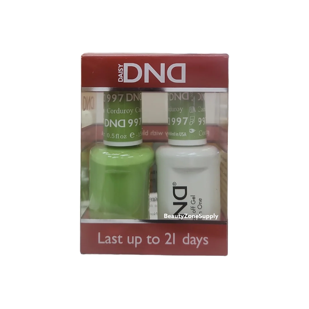 DND Duo Gel & Lacquer Corduroy Cactus #997