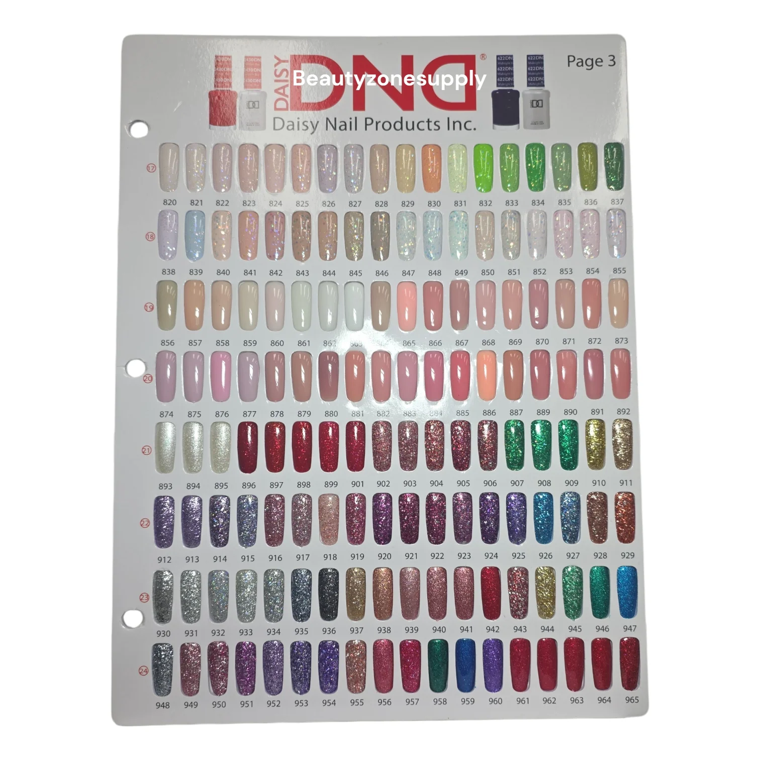 DND Duo Gel & Lacquer Page 3 Collection 144 Colors Set 3 - Image 3