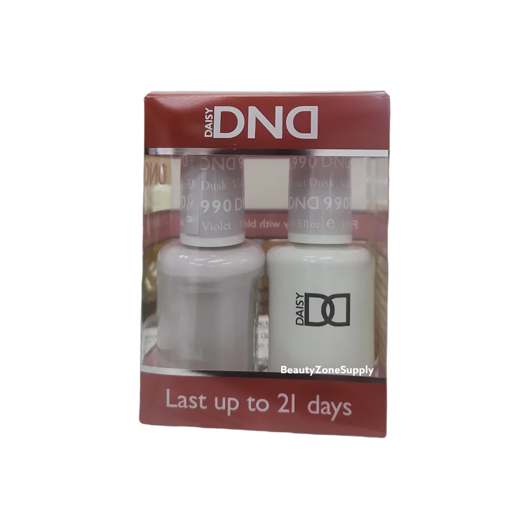 DND Duo Gel & Lacquer Violet Dusk #990