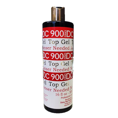 DC DND No Wipe Top Coat Gel #900 Refill 16 oz - Image 4