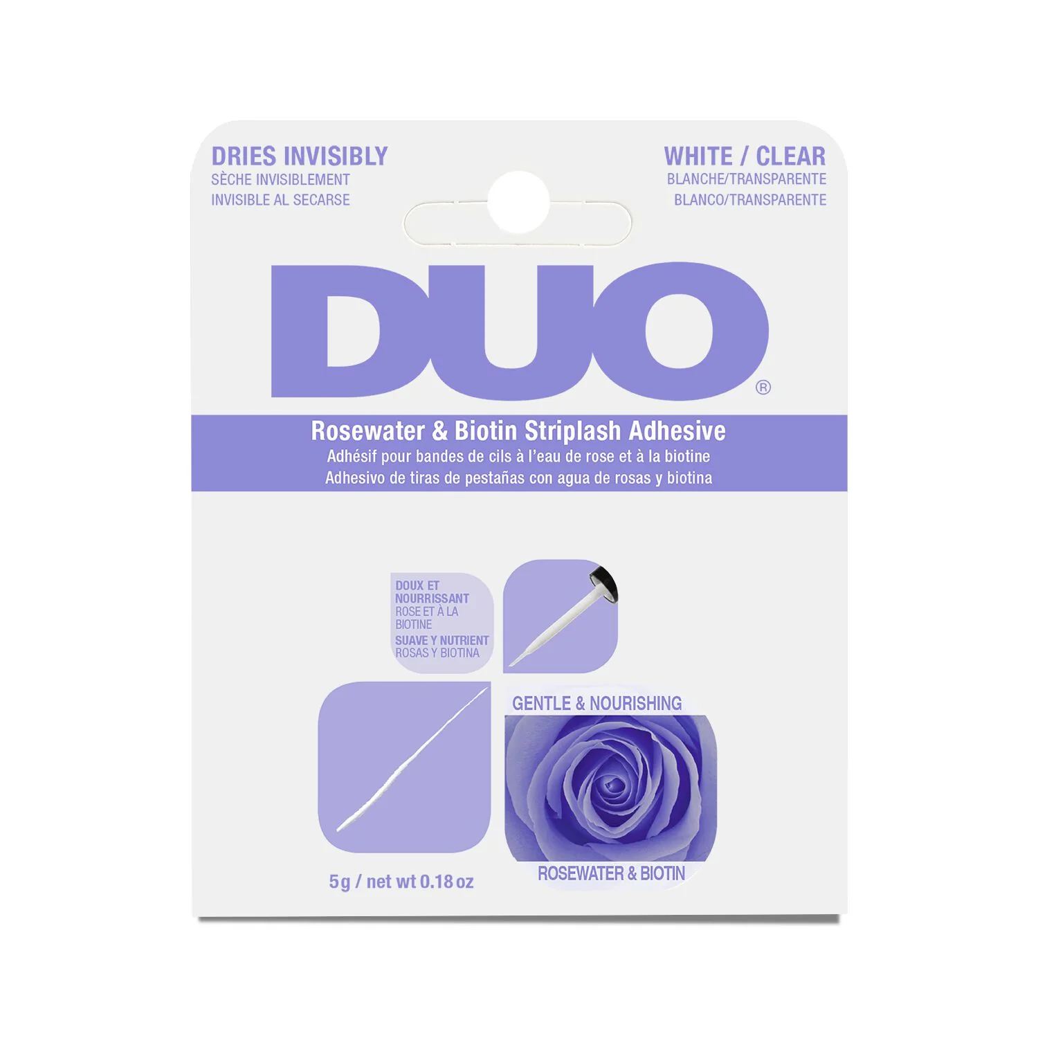 Ardell DUO Adhesive Biotin & Rosewater Clear 0.18 oz #62196