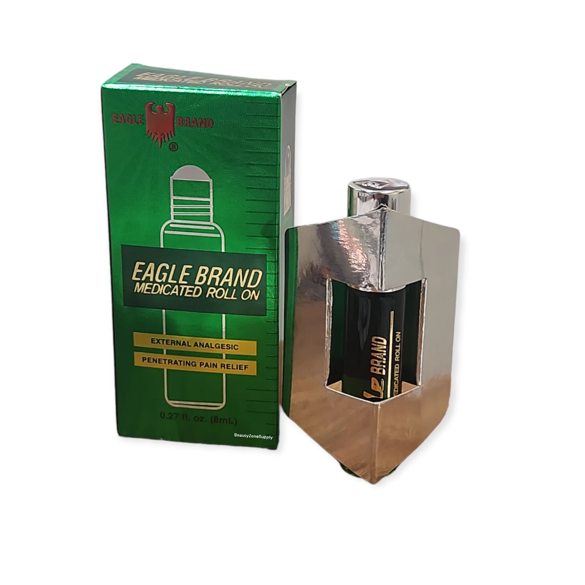 Eagle Brand Medicated Green Oil Dầu gió xanh con ó Roll On 8 mL - Image 3