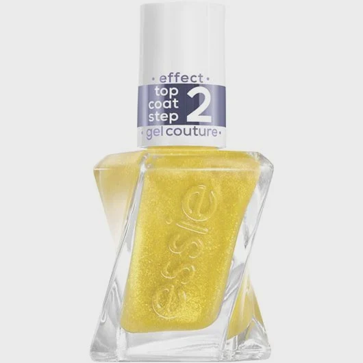 Essie Gel Couture Effect Top Coat Crushed gold 0.46 Oz #04