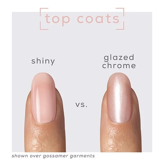 Essie Gel Couture Effect Top Coat Glazed chrome 0.46 Oz #03 - Image 2