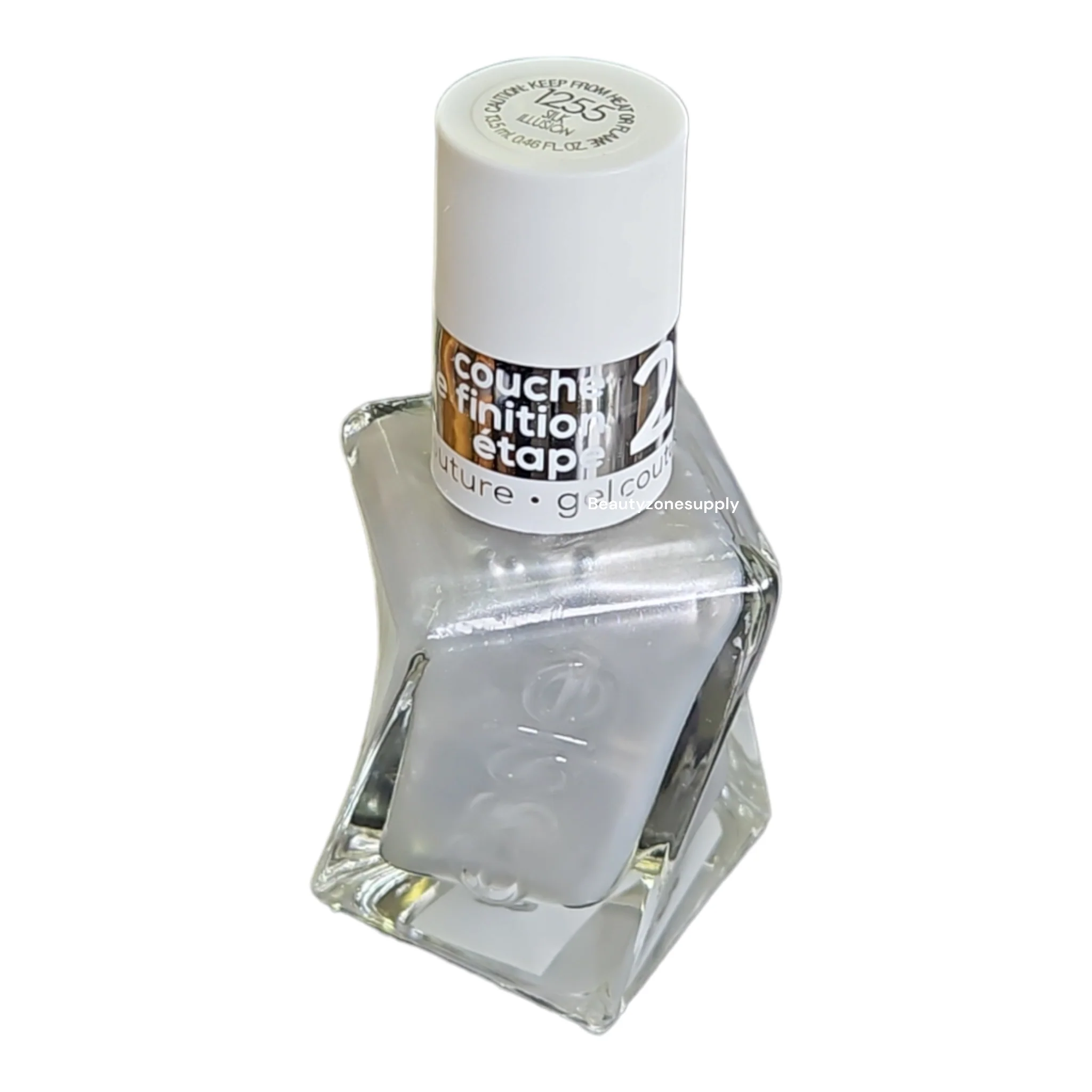 Essie Gel Couture Effect Top Coat Silk Illusion 0.46 Oz #1255 - Image 2