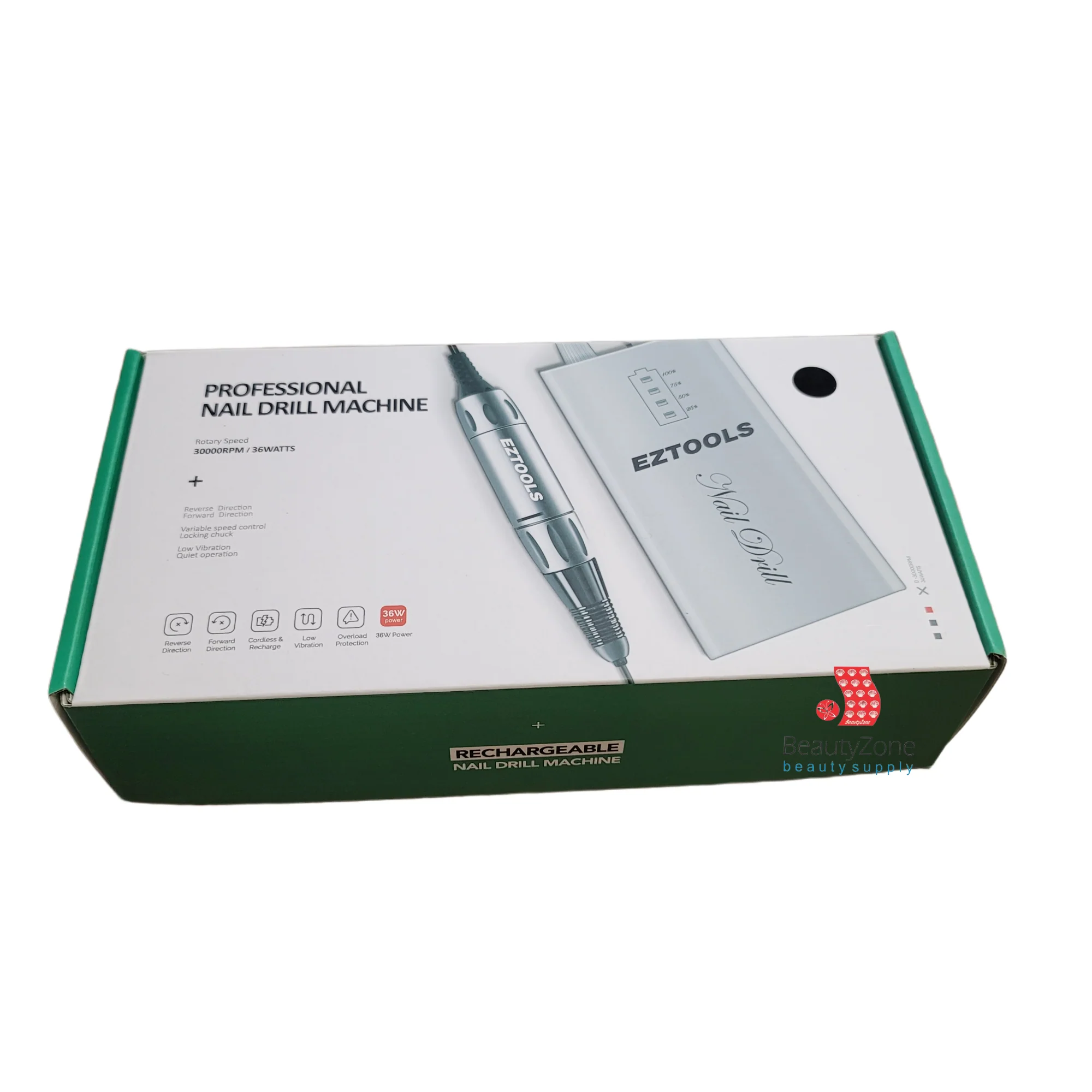 EZTOOLS Precision Nail Drill Rechargeable Machine - Image 3