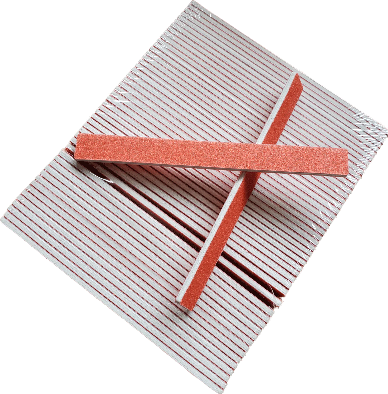 Nail File Square 7" 80/80 Mylar 50 pc #F523 - Image 2