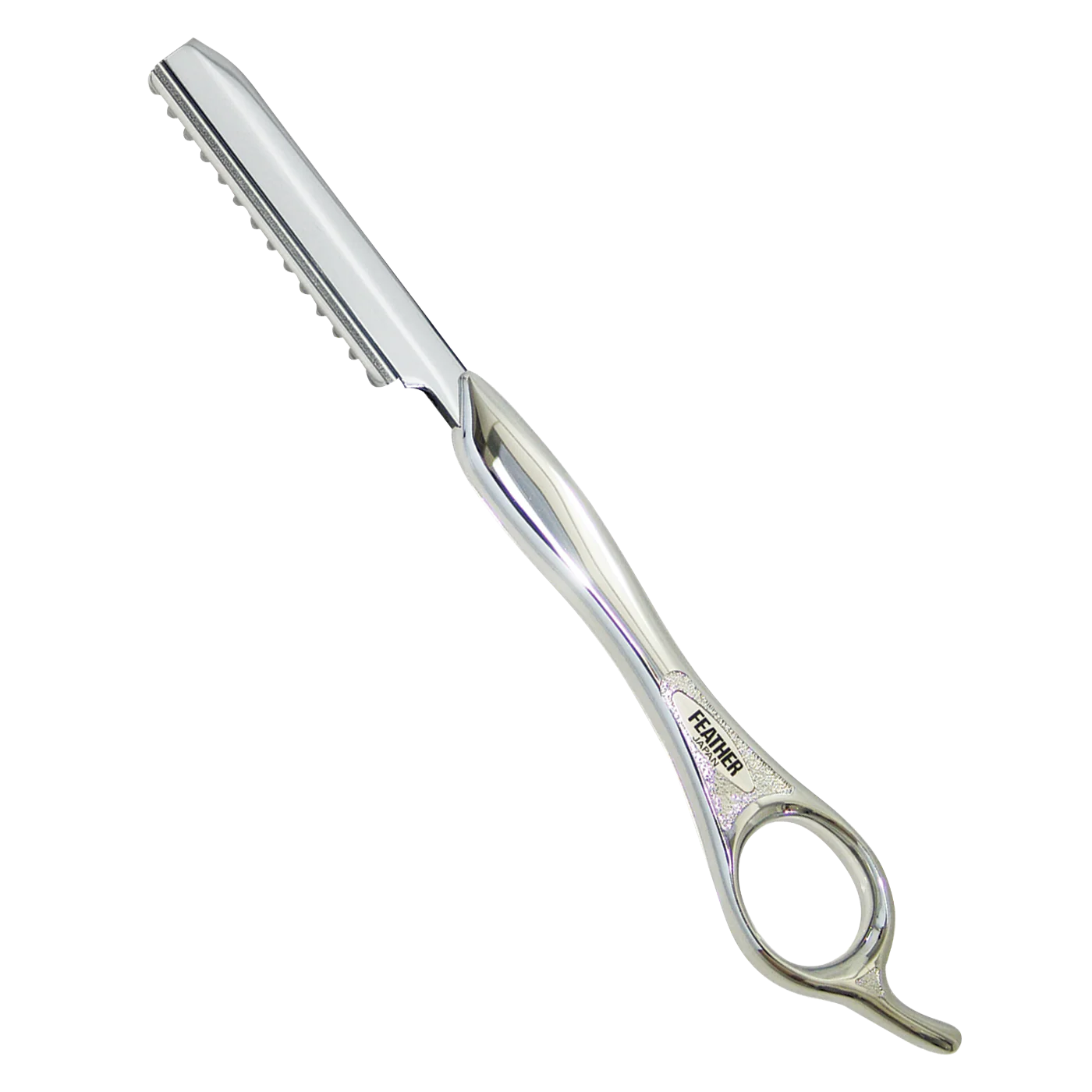 Feather 7-1/4" Silver Styling Razor #F115108