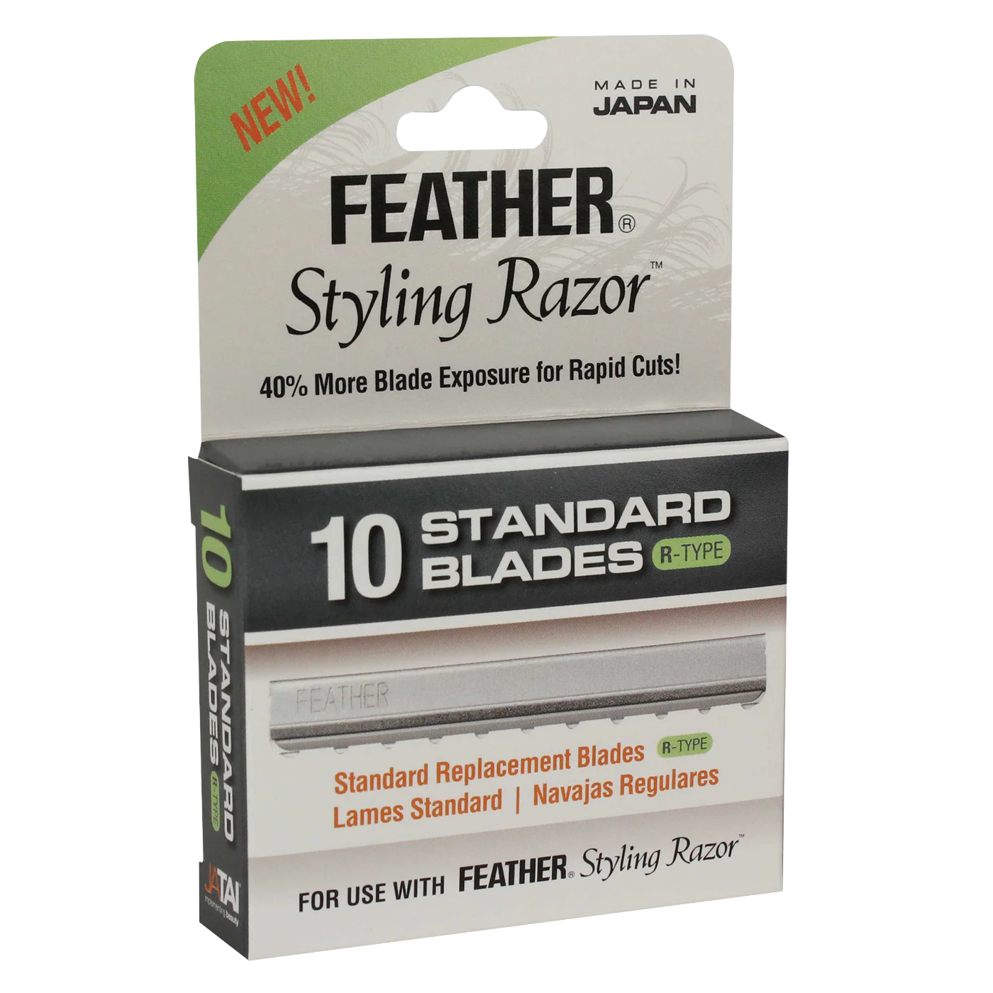 Feather Standard R-Type Replacement Blades - 10 Pack #F120110