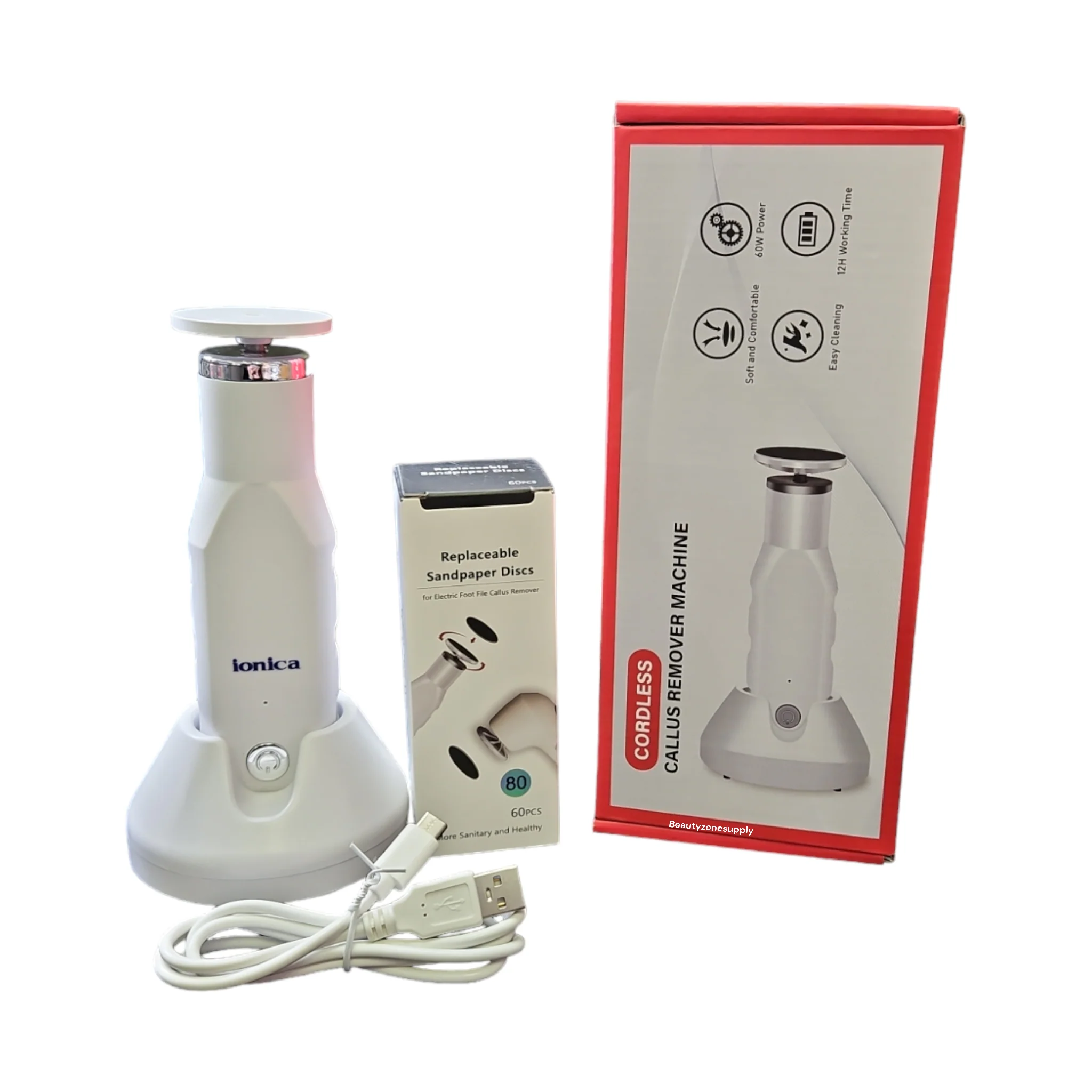 Foot File Callus Remover Rechargeable Machine FCR03