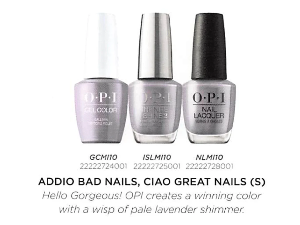OPI Gelcolor Addio Bad Nails, Ciao Great Nails #GCMI10