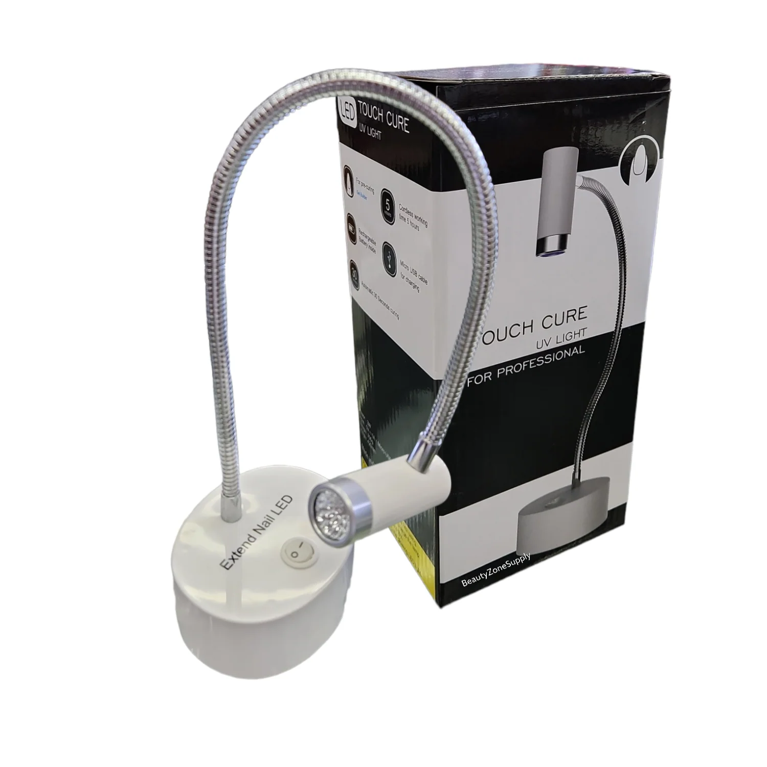 Gel X LED Touch Cure Portable Rechargeable UV light LED - Image 2