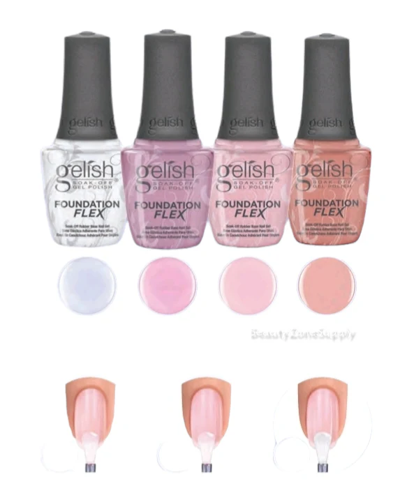 Gelish Brush On Foundation Flex Gel Clear 15 ml 0.5oz #1148015 - Image 5