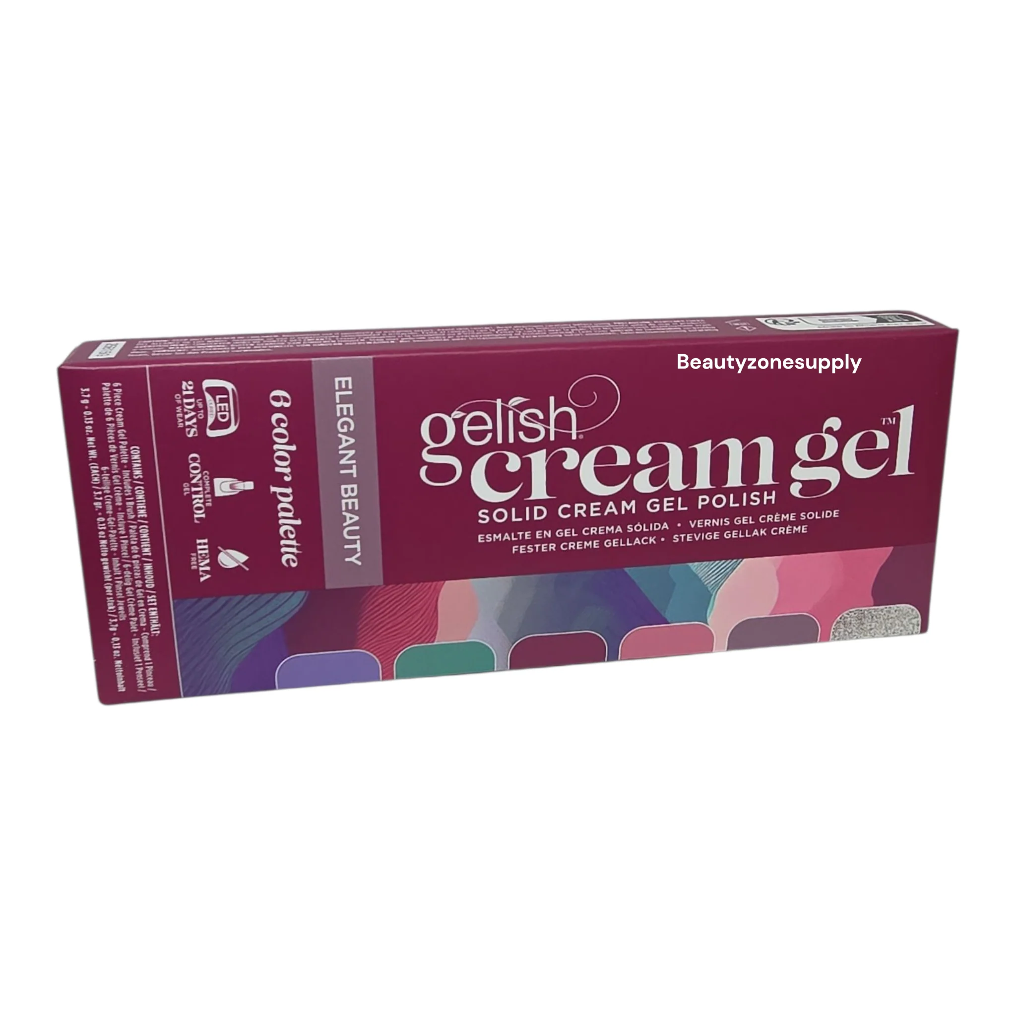 Gelish Cream Gel 6pc Palette - Elegant Beauty #1121822 - Image 4