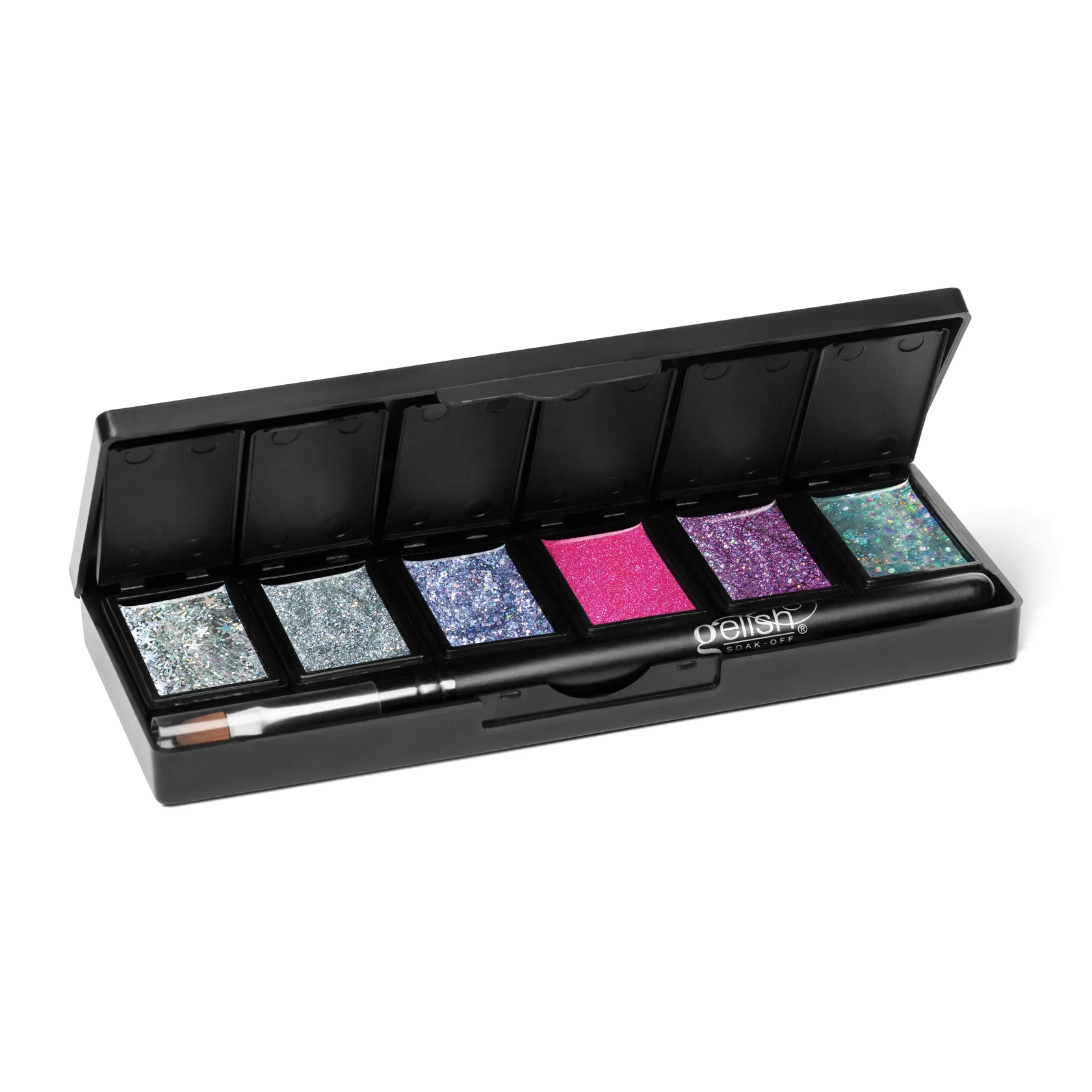 Gelish Cream Gel 6pc Palette - Rich In Glitter #1121813 - Image 5
