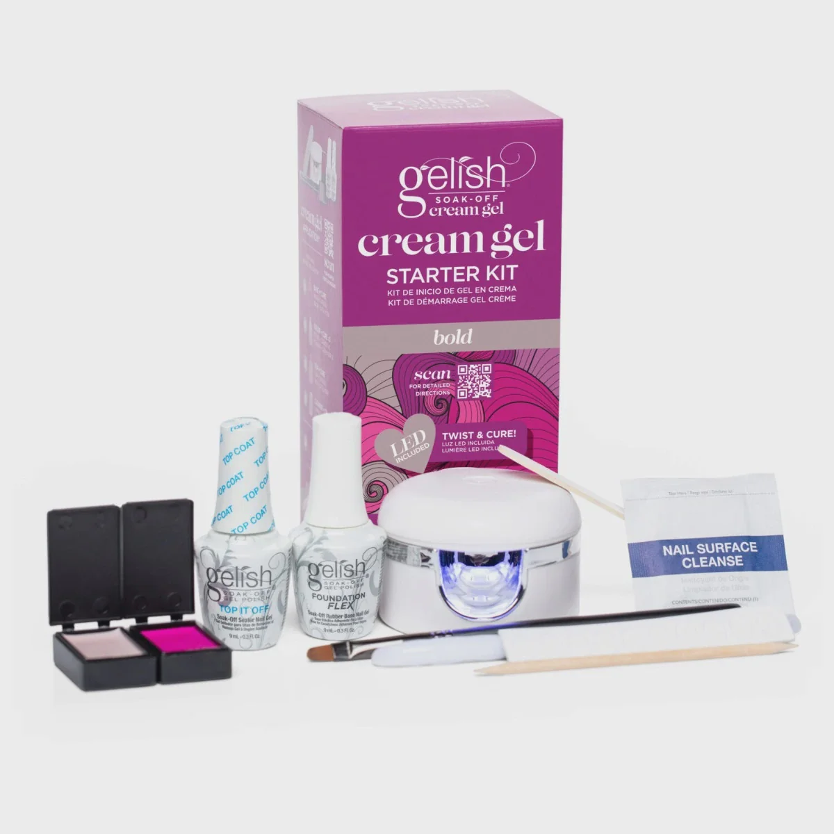 Gelish - Cream Gel Starter Kit - Bold #1121810 - Image 2