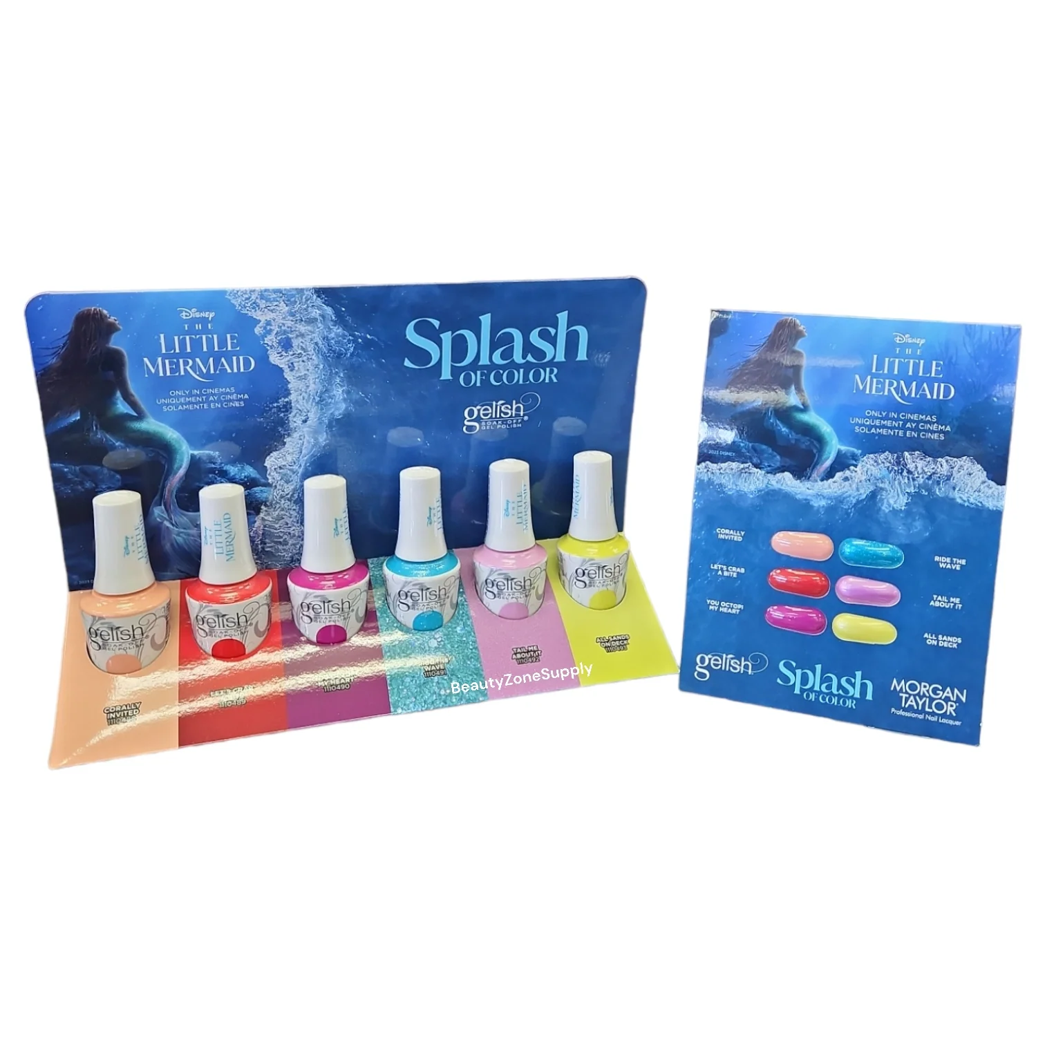 Gelish Soak off Gel Polish Mermaid 6 pc display - Image 2