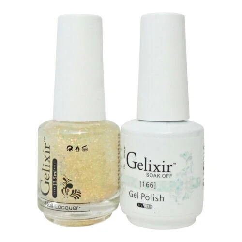 Gelixir Nail Polish Gel & Matching Lacquer 1 PK #166 - Image 2