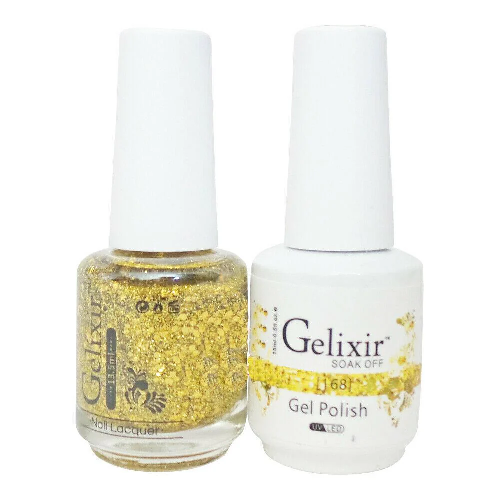 Gelixir Nail Polish Gel & Matching Lacquer 1 PK #168 - Image 3