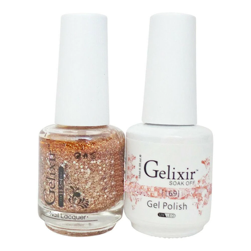 Gelixir Nail Polish Gel & Matching Lacquer 1 PK #169 - Image 3