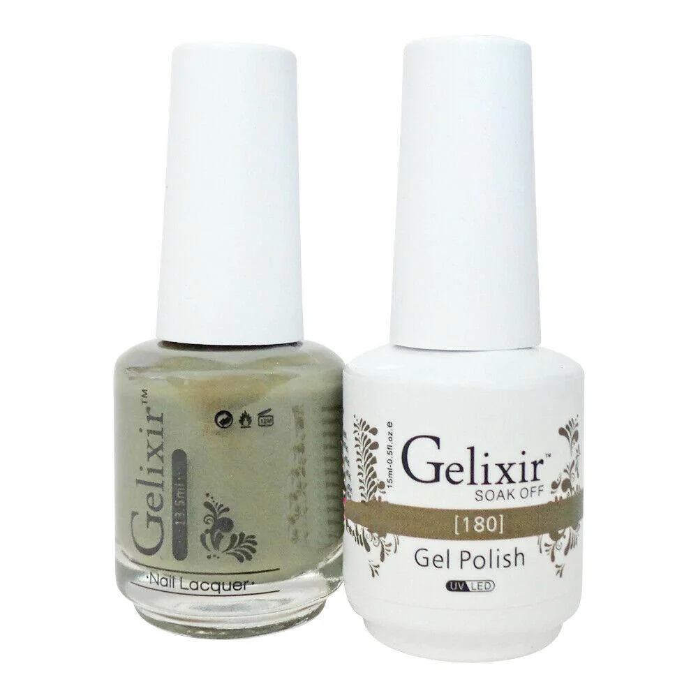 Gelixir Nail Polish Gel & Matching Lacquer 1 PK #180 - Image 3