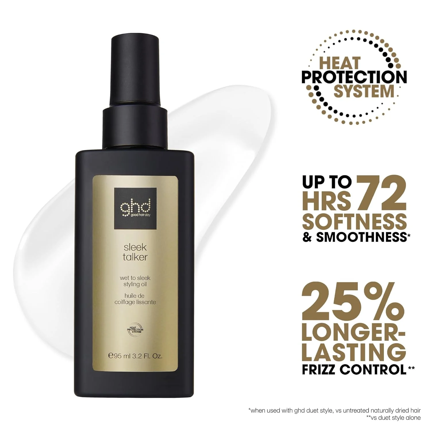 ghd Sleek Talker Wet to Sleek Hair Styling Oil 95 ml 3.2 fl oz - Image 2