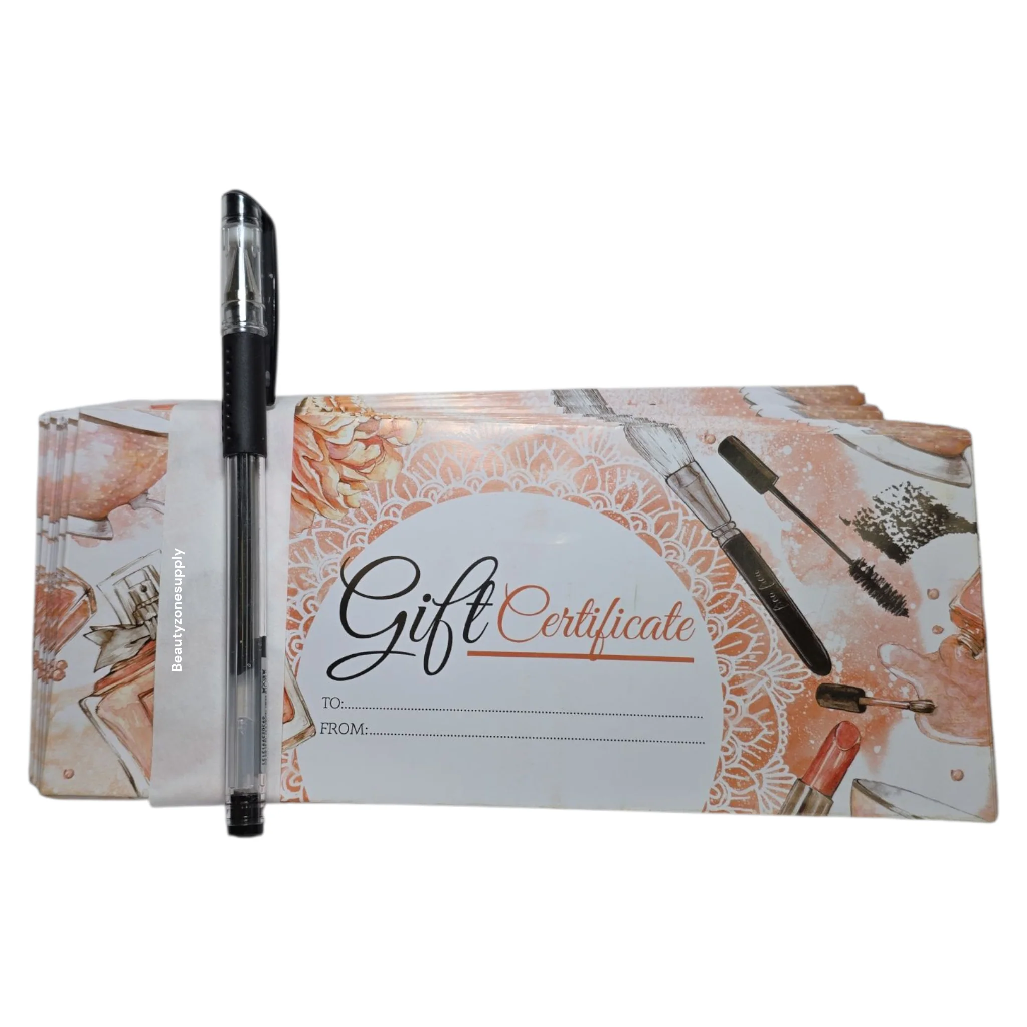 Gift Certificate with Pen & Envelope – 50 Pack (GC-O-EP) - Image 2