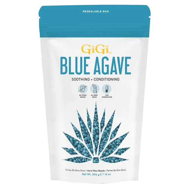Gigi Hard Wax Blue Agave Hard Wax Beads 14oz 44454