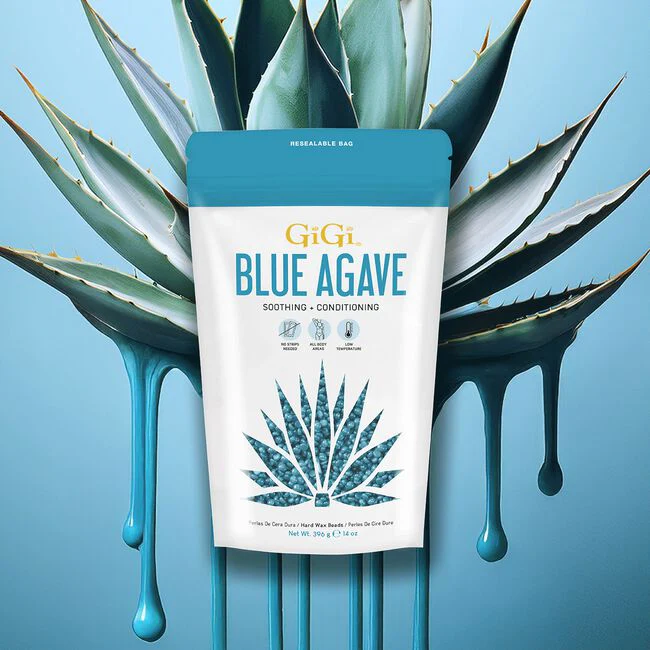Gigi Hard Wax Blue Agave Hard Wax Beads 14oz 44454 - Image 2