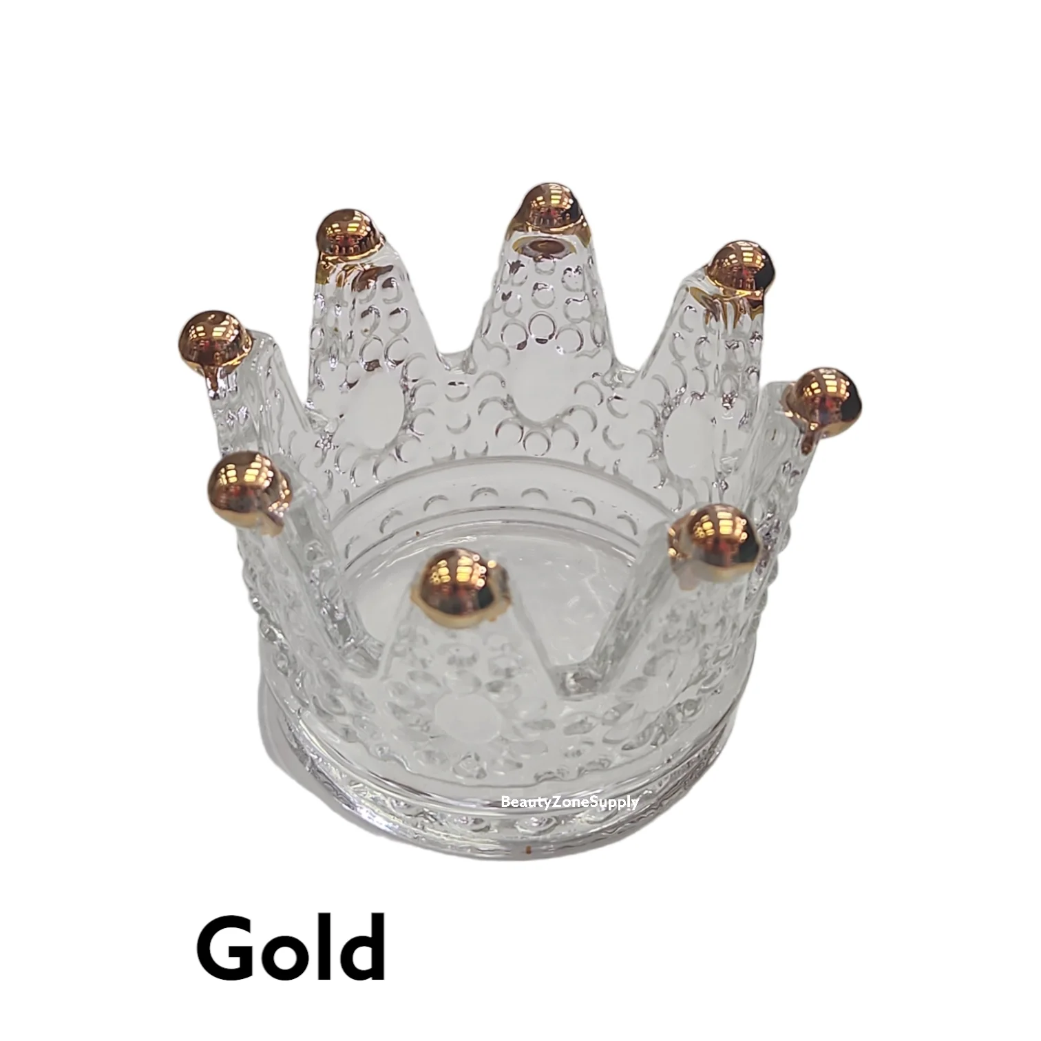 Glass Liquid Jar Crown Penholder #CPH - Image 5