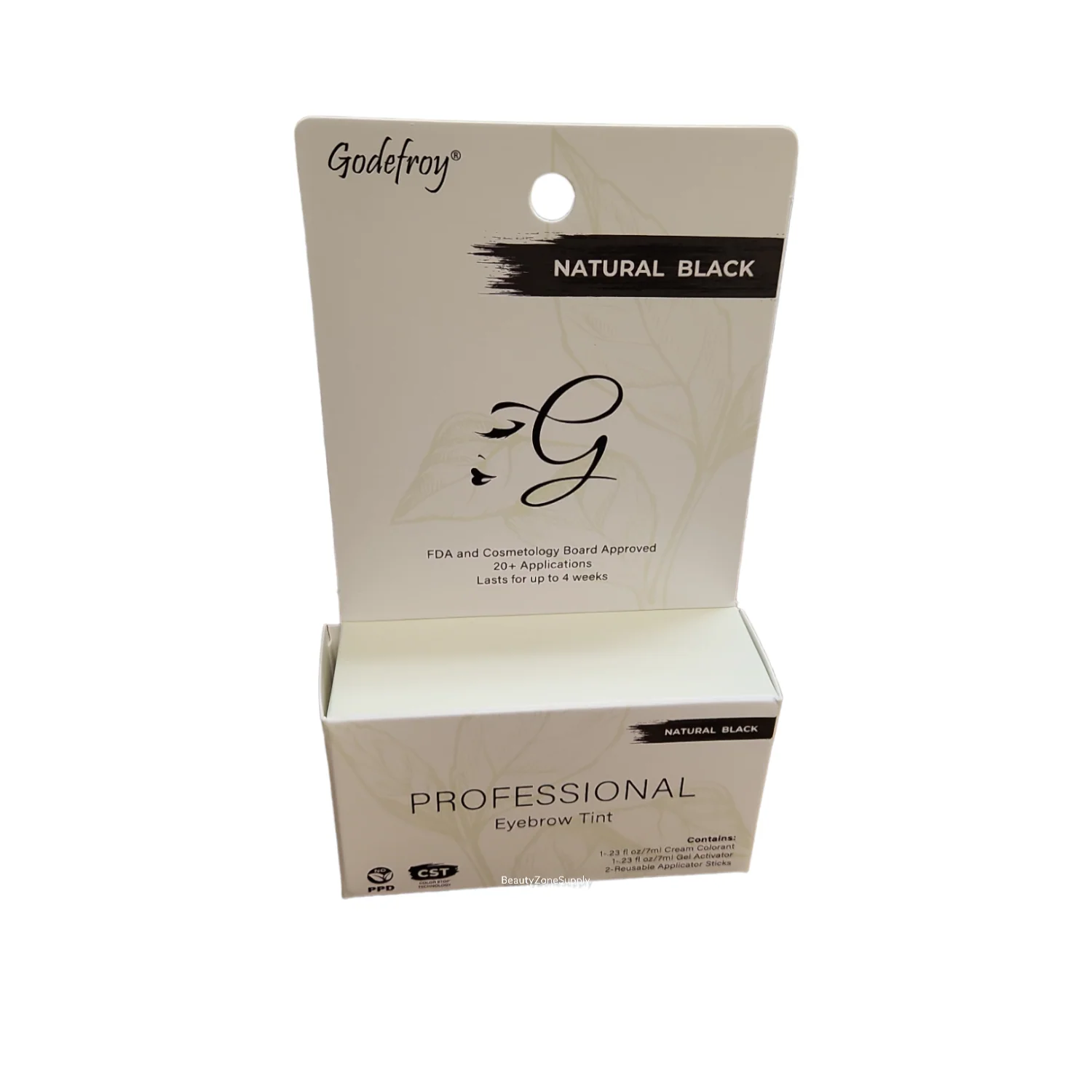 Godefroy Professional Eyebrow Tint 20 Application Natural Black - Image 3