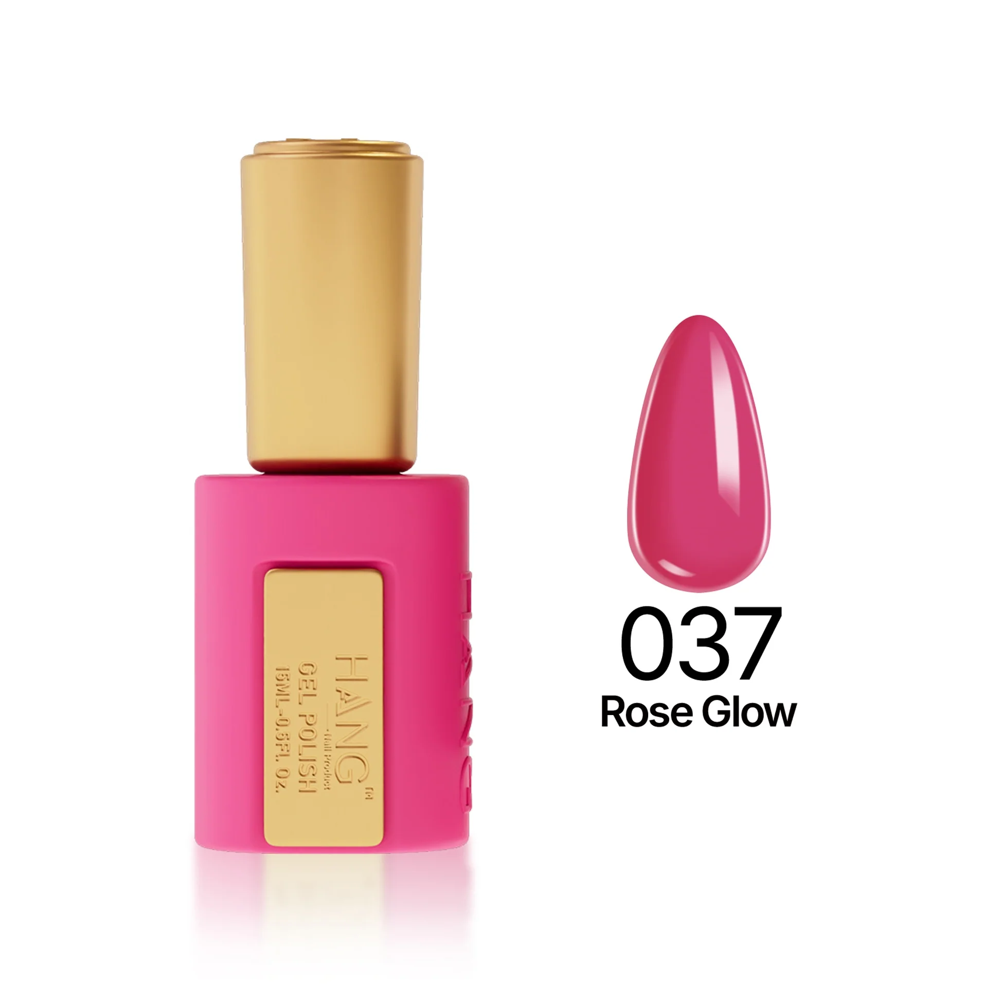 Hang 4 in 1 Gel Premium 037 Rose Glow– 0.5 oz