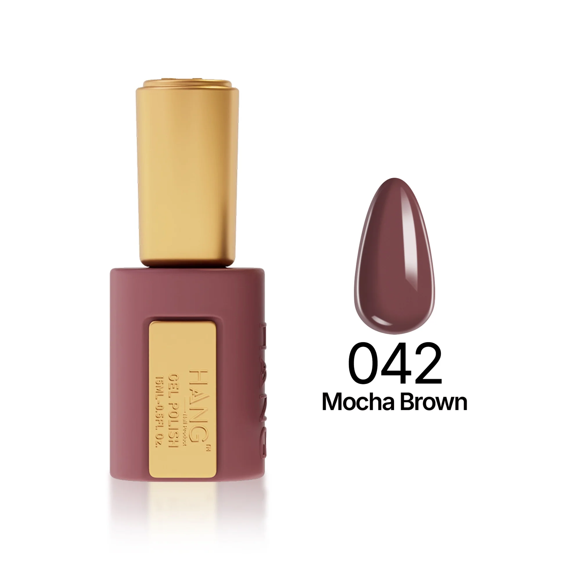Hang 4 in 1 Gel Premium 042 Mocha Brown 0.5 oz