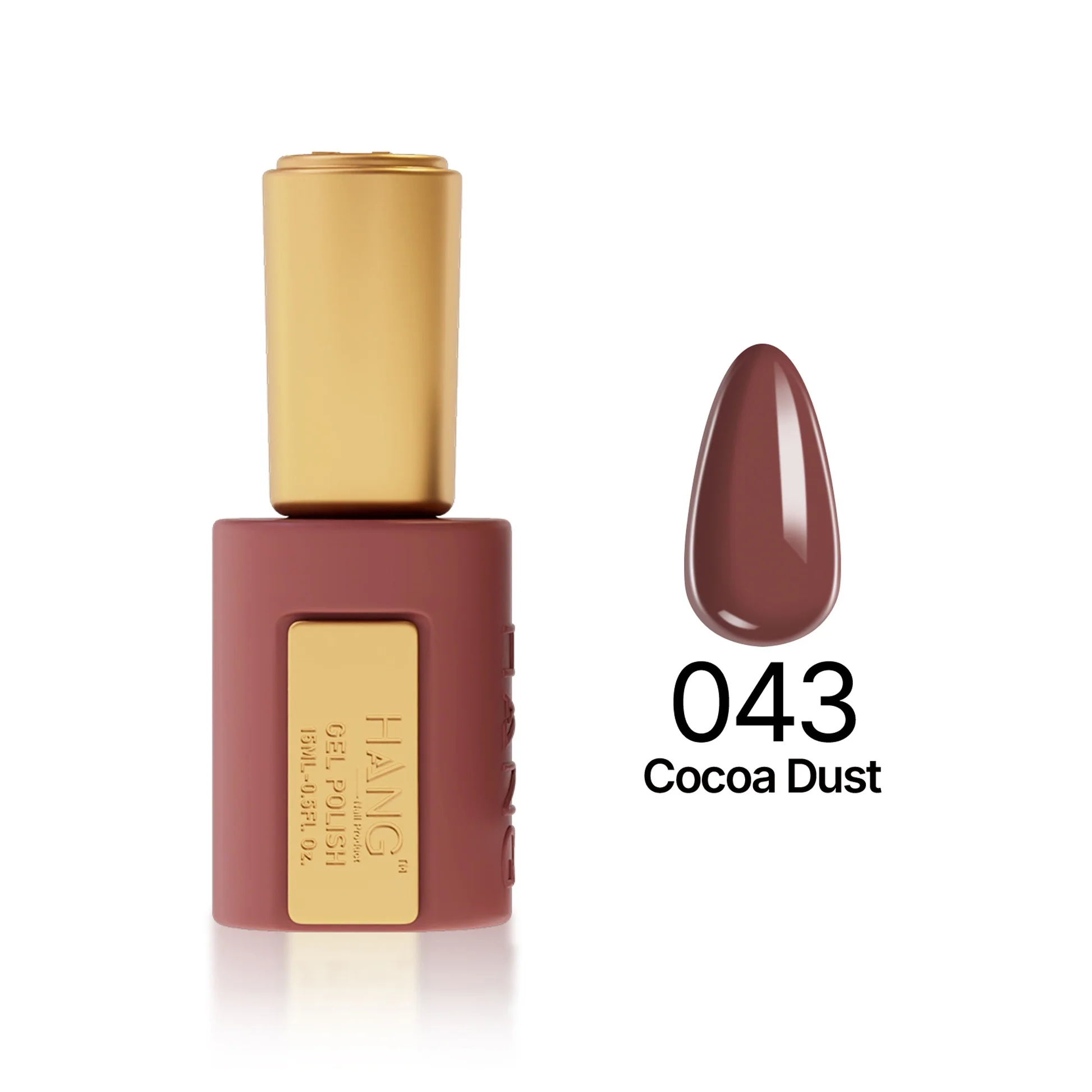 Hang 4 in 1 Gel Premium 043 Cocoa Dust 0.5 oz