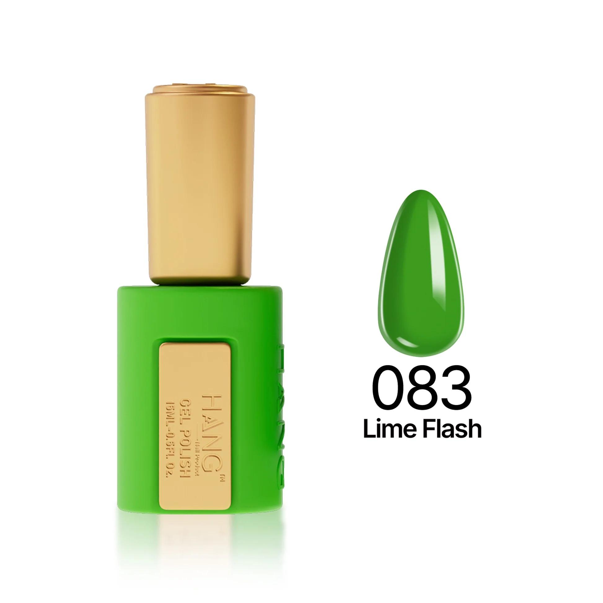 Hang 4 in 1 Gel Premium 083 Lime Flash–0.5 oz