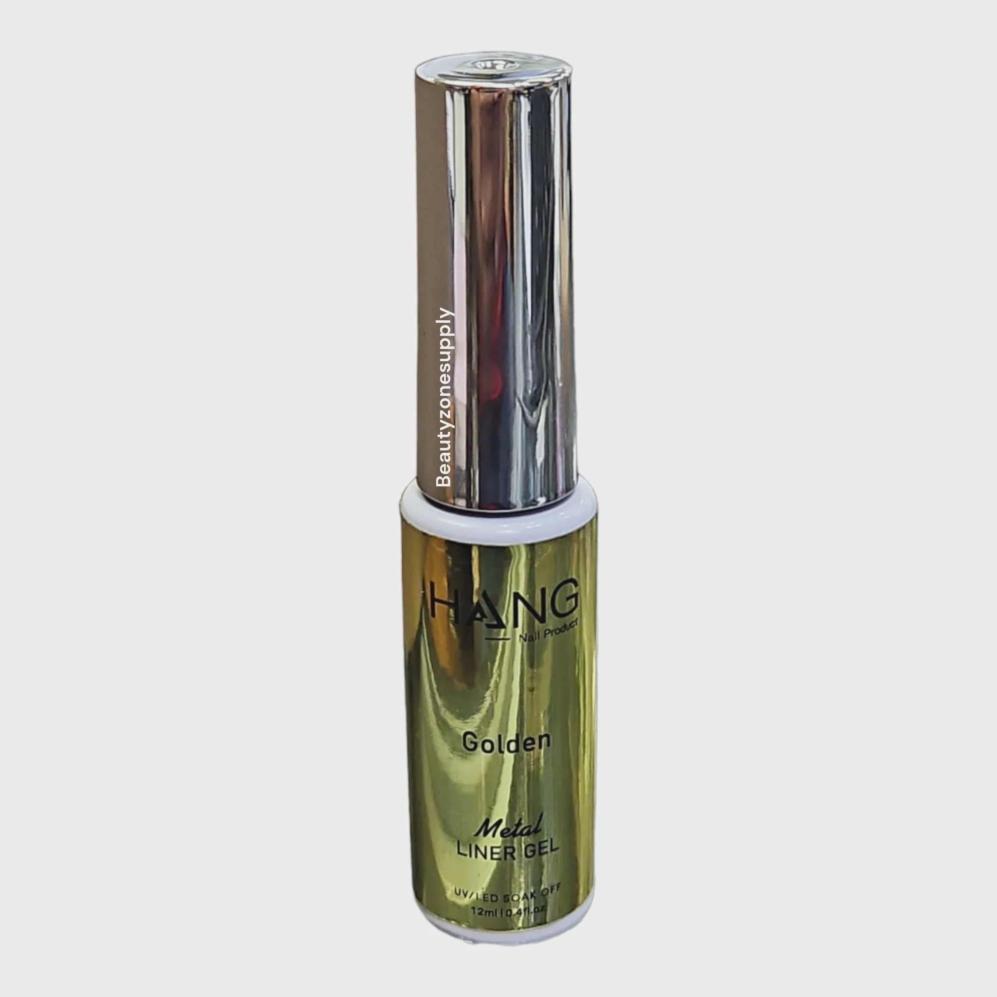 Hang Gel Metal Liner Gel Art Gel Golden 12 uv led 0.4 fl oz - Image 2